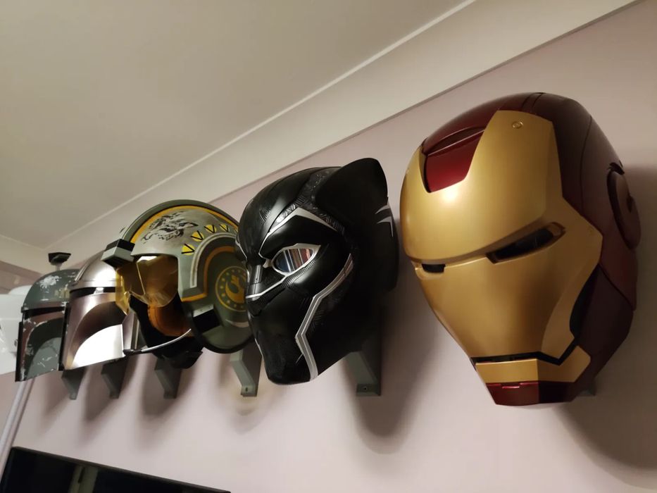 Suporte de Parede Star Wars Black Series & Marvel Legends Capacete