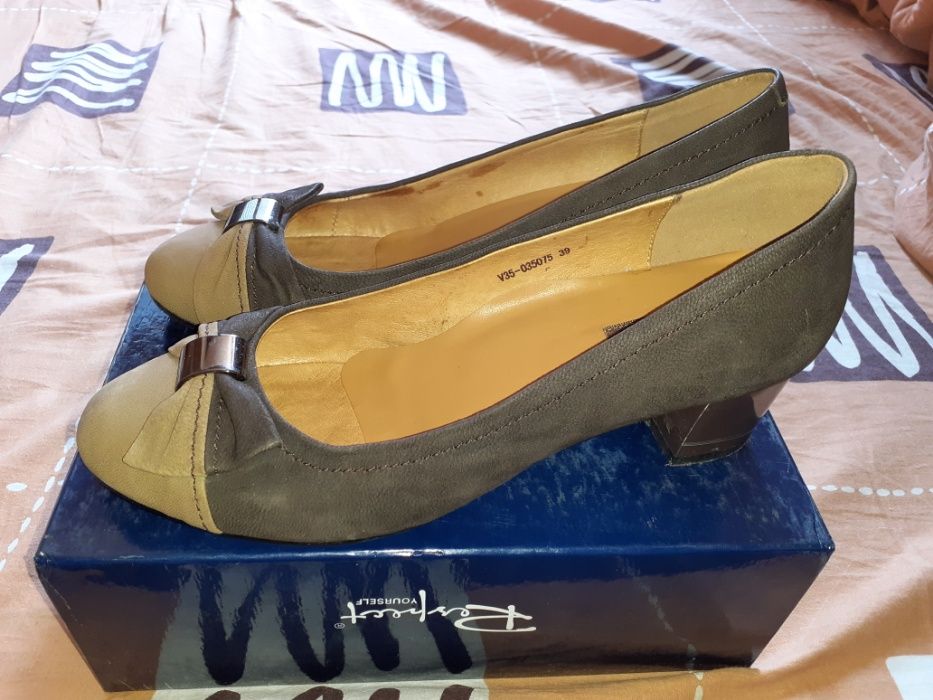 Туфли из нубука Respect