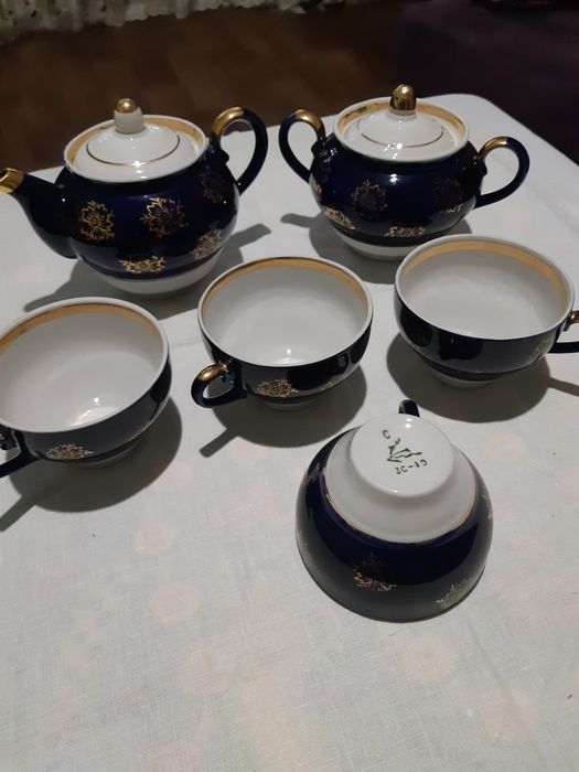 Сервиз чайный кобальт