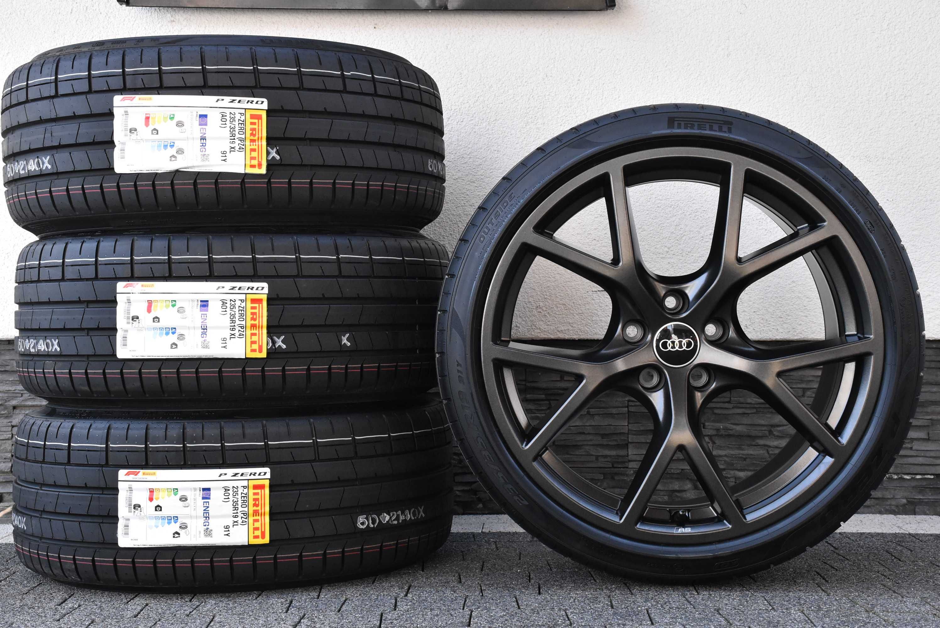 Nowe koła OEM Audi RS3 8Y0 19" NOWE Pirelli dot2025 oryginał