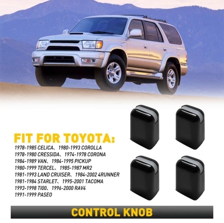 4шт 55905-89110 Knob Kit for Toyota 4Runner Corolla Land Cruiser MR2
