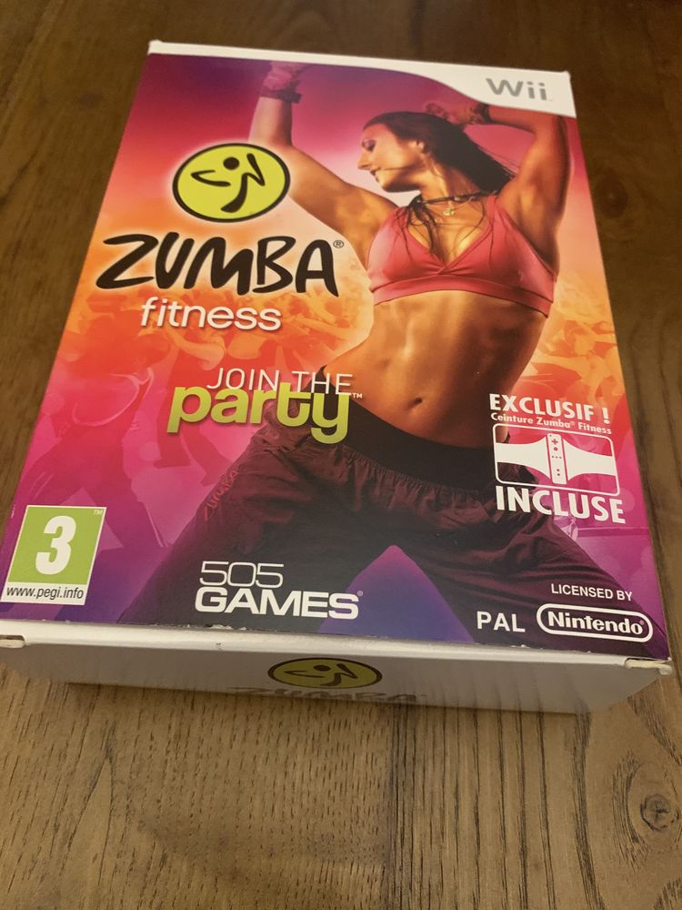 Wii Zumba Fitness Com Cinto Novo na Caixa