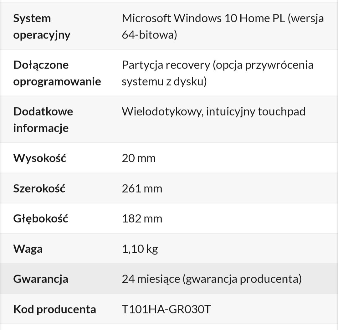 Asus Transformer Book T101H