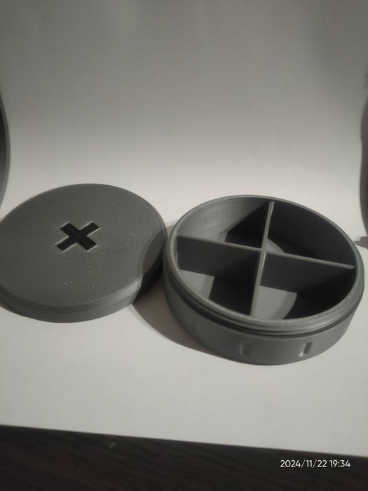 PilBox - organizer na tabletki, leki. 3 lub 4 komory.