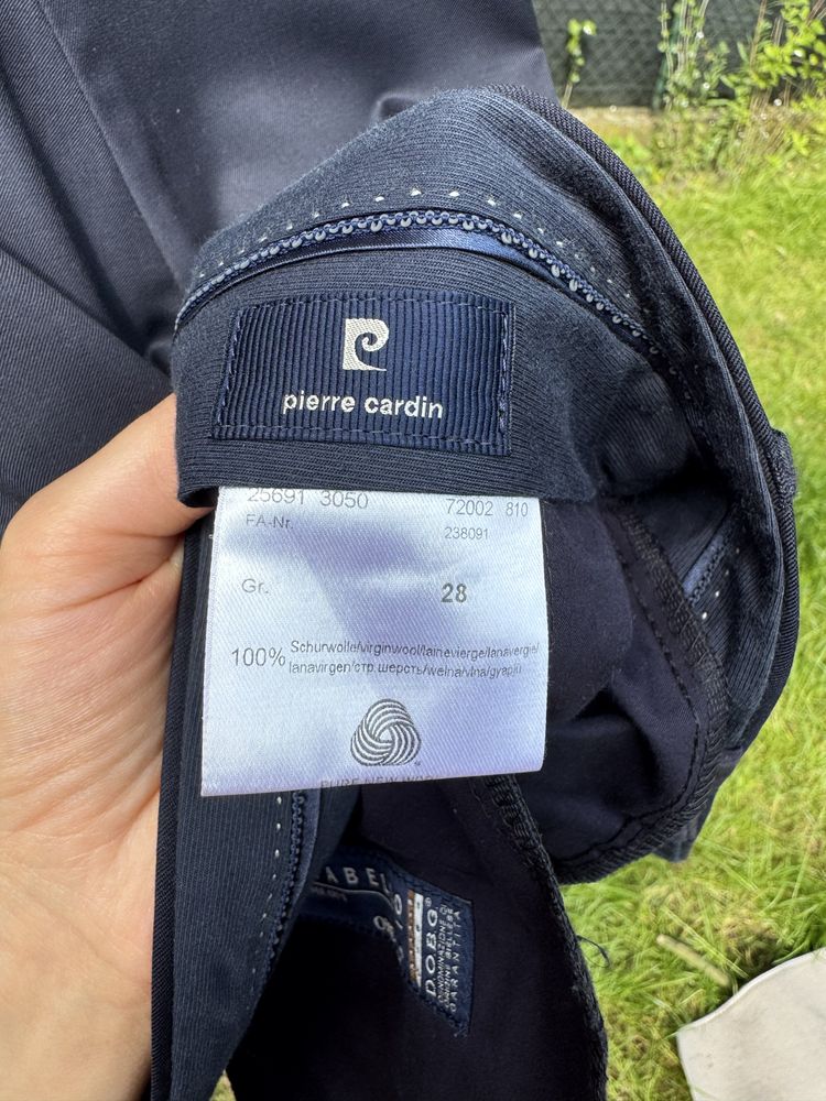 Pierre Cardin granatowy garnitur duży stan idealny