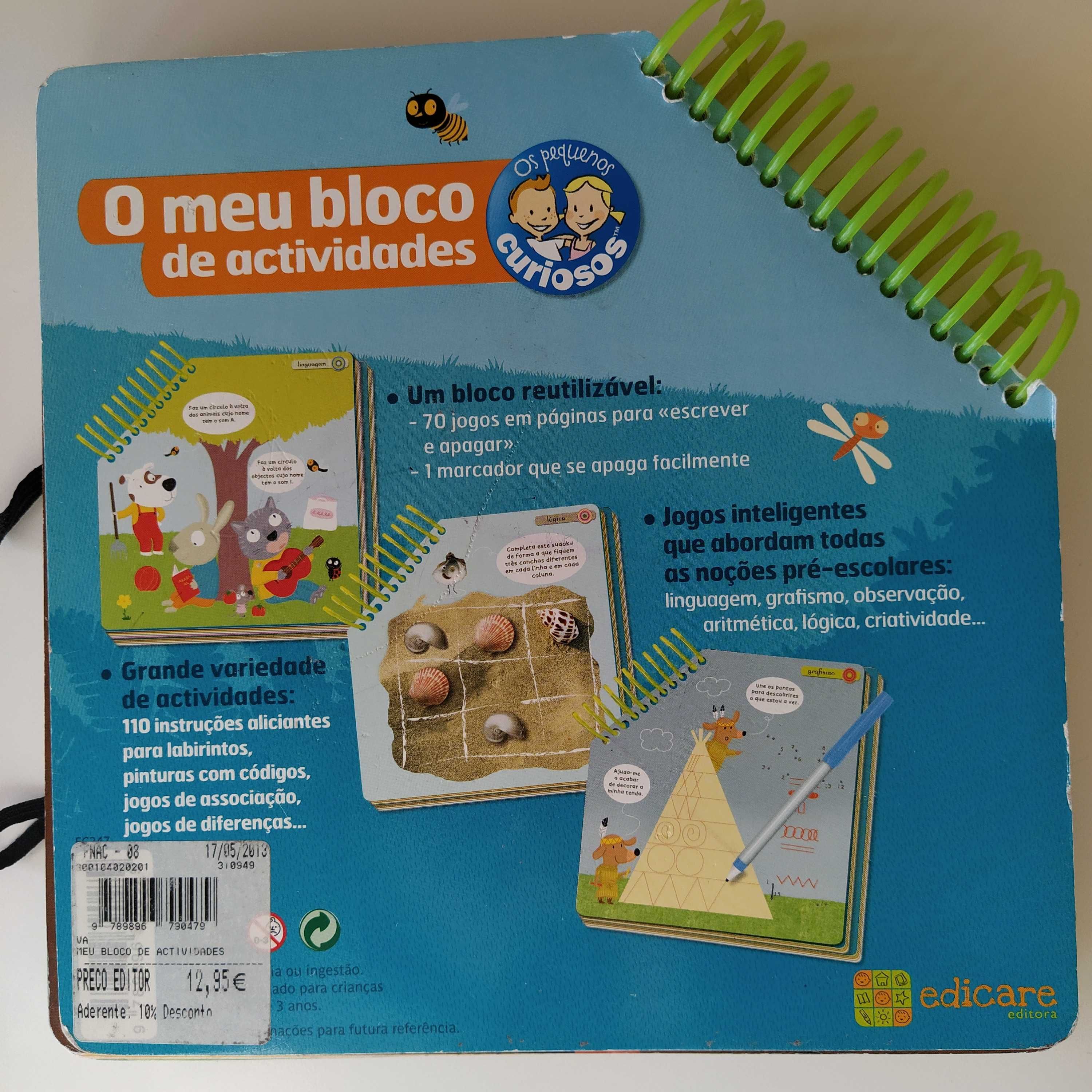 Livro Educare :Bloco de atividades 4/5 anos