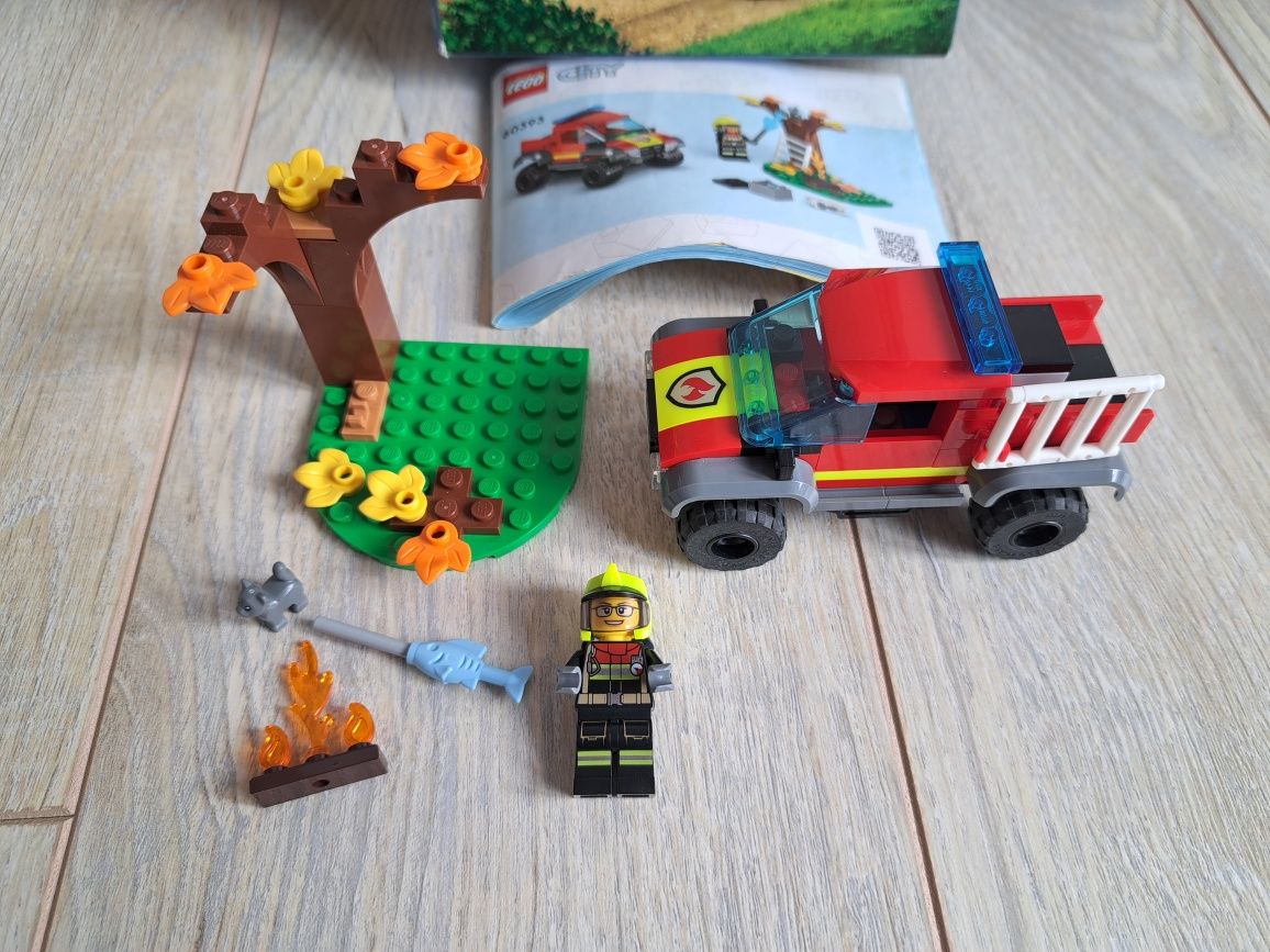 Wóz strażacki 4x4 misja ratunkowa, Lego City