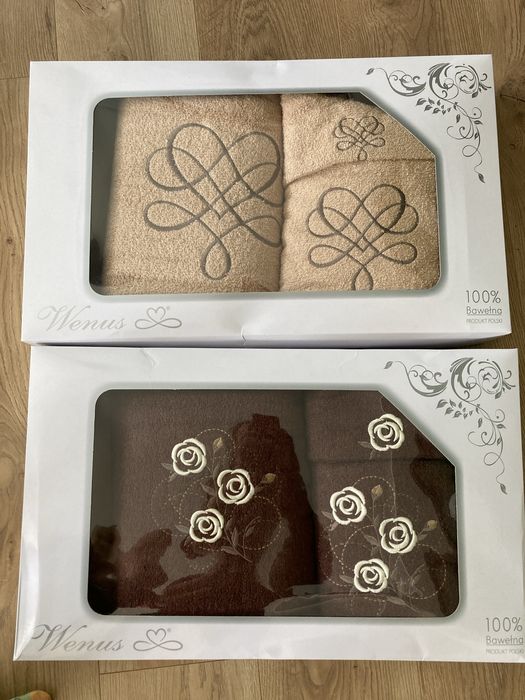 2x komplet ręczników Wenus
