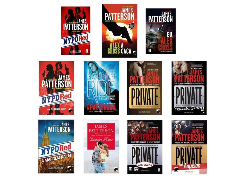 James Patterson: Eu, Alex Cross / NYPD Red /Maximum Ride /.. -Desde 4€