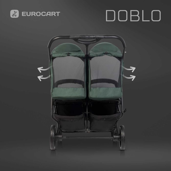 szkrabwita.pl Euro-Cart Doblo wózek spacerowy twin