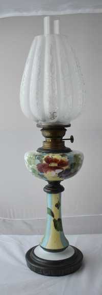 Lampa naftowa szklana