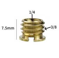 Винтовой преобразователь адаптер штатива 3/8 к 1/4