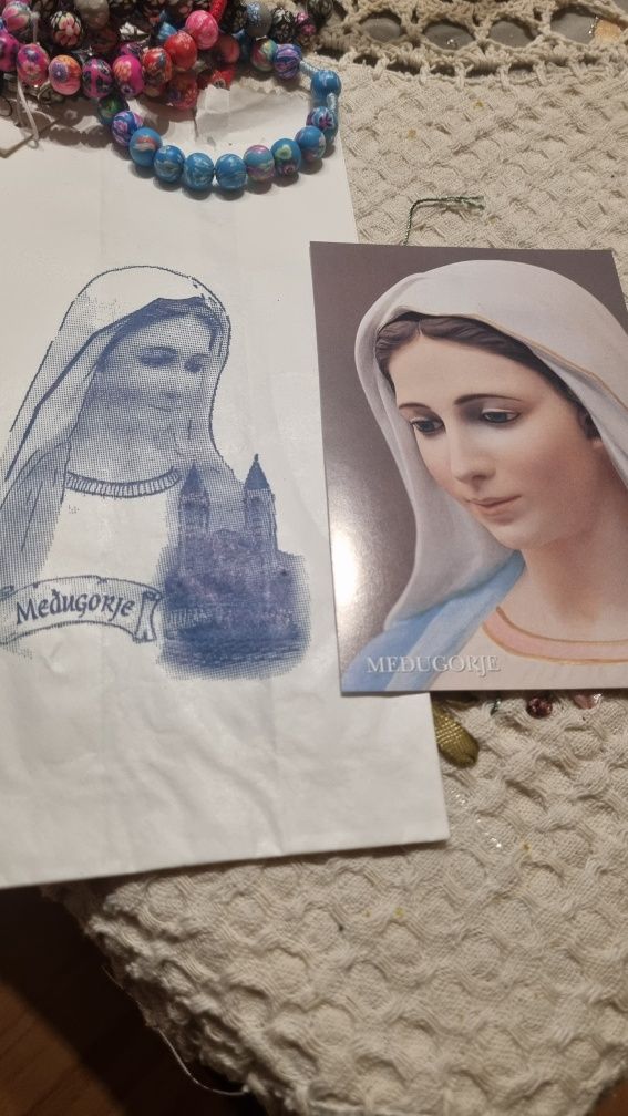 Różaniec z Medjugorje+obrazek