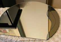 lustro łazienkowe owalne 39/34cm dekoracyjne
