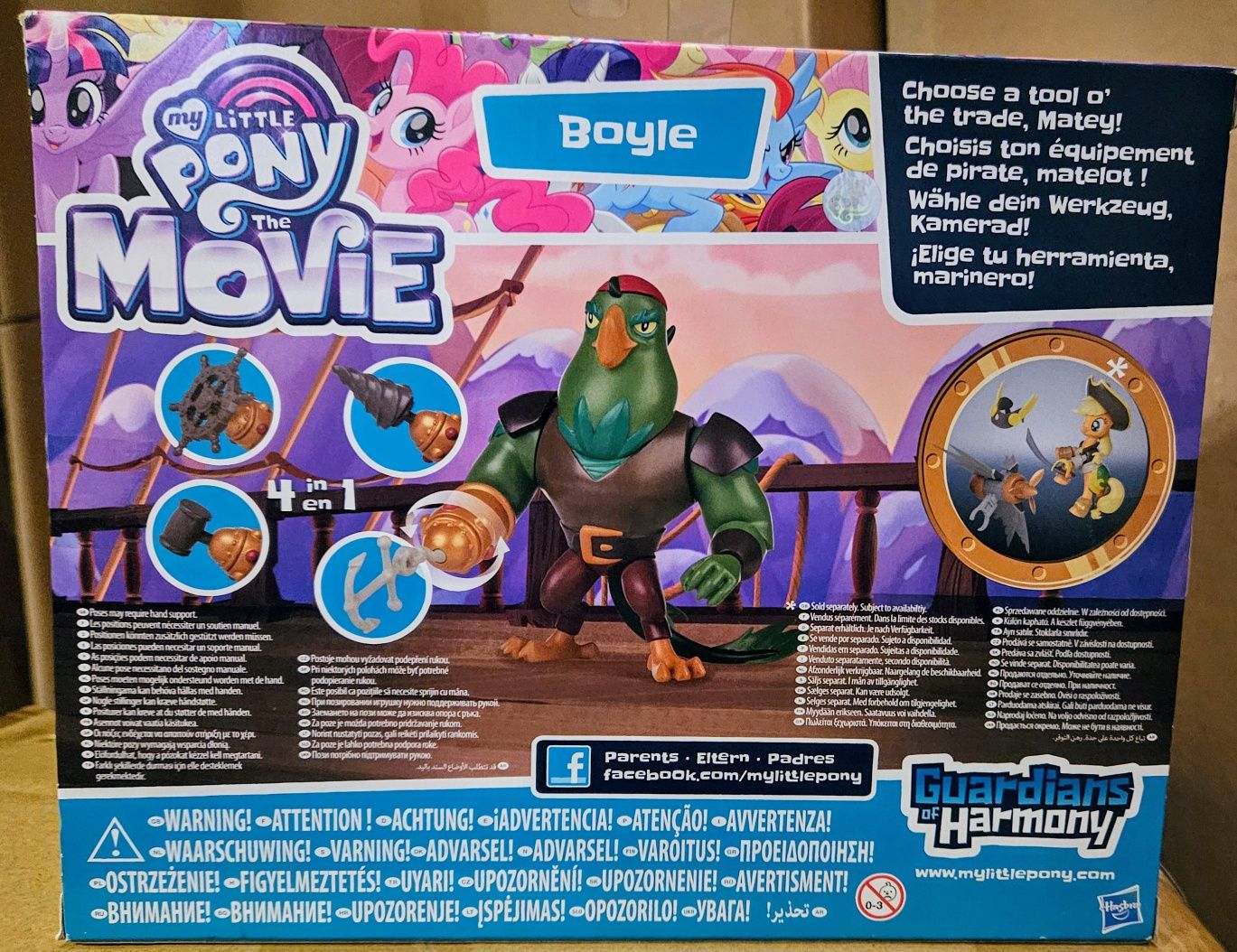 Figurka zabawka pirat Boyle z filmu My Little Pony