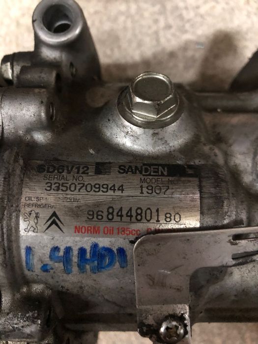 Compressor ar condicionado 1.4 hdi psa