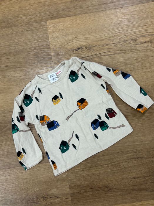 Різдвяний лонгслів Zara, 2-3 роки