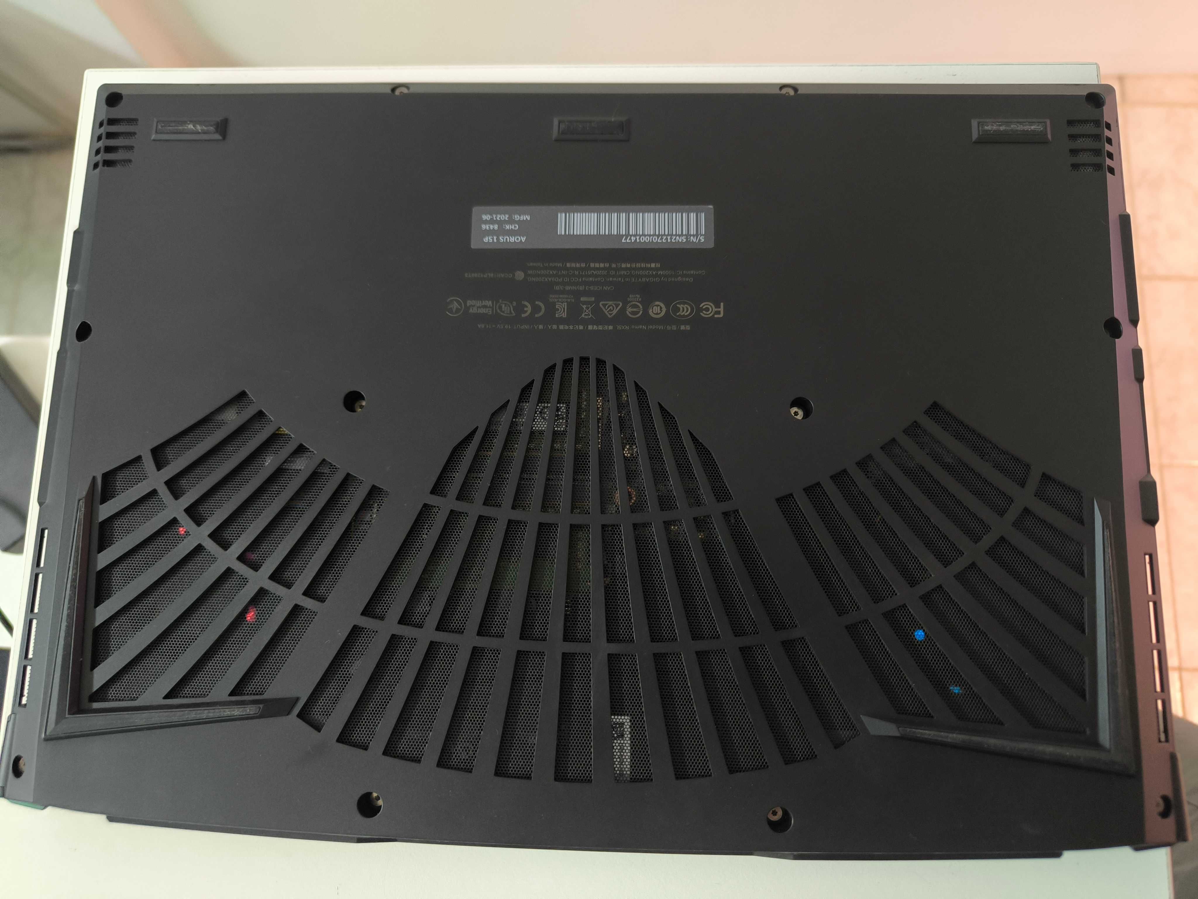Portátil Gaming Gigabyte AORUS RTX 3080