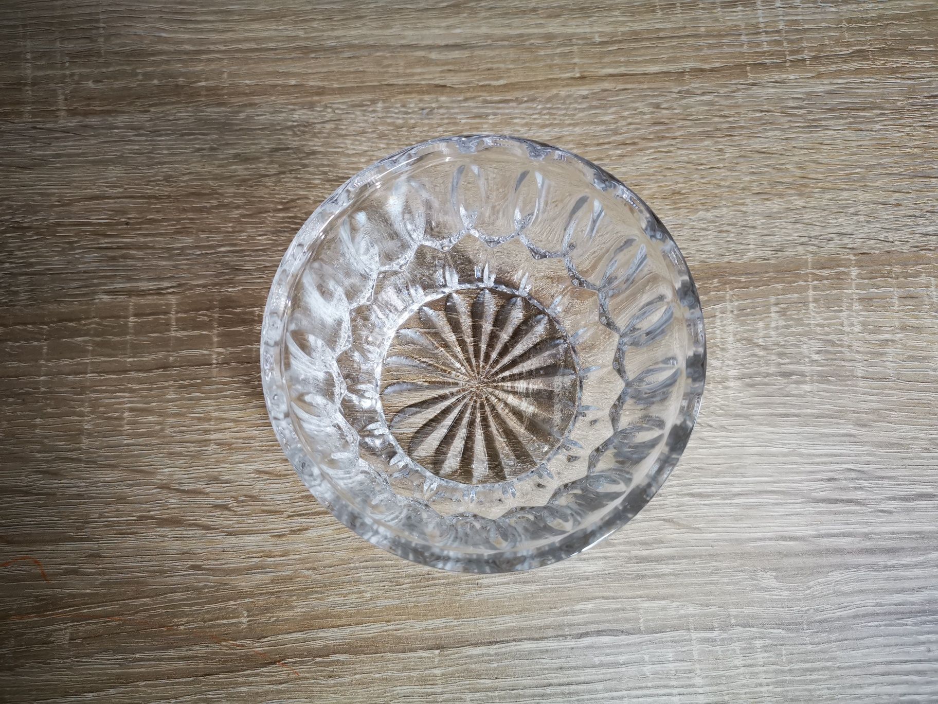 Cukierniczka miseczka 8/10cm kryształ - stan b. dobry PRL antyk retro