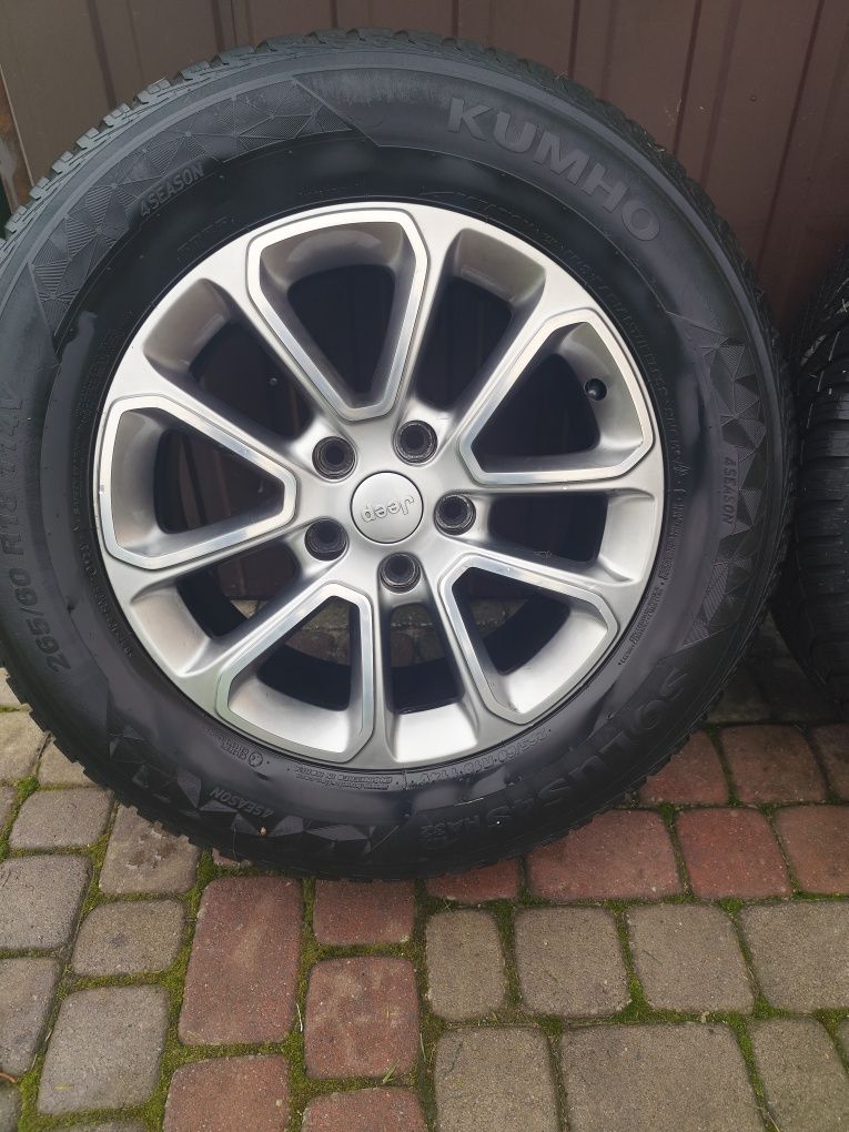 Koła 18" 5x127  Kumho 265/60/R18 Jeep Fiat Dodge Chrysle 2022 wielosez