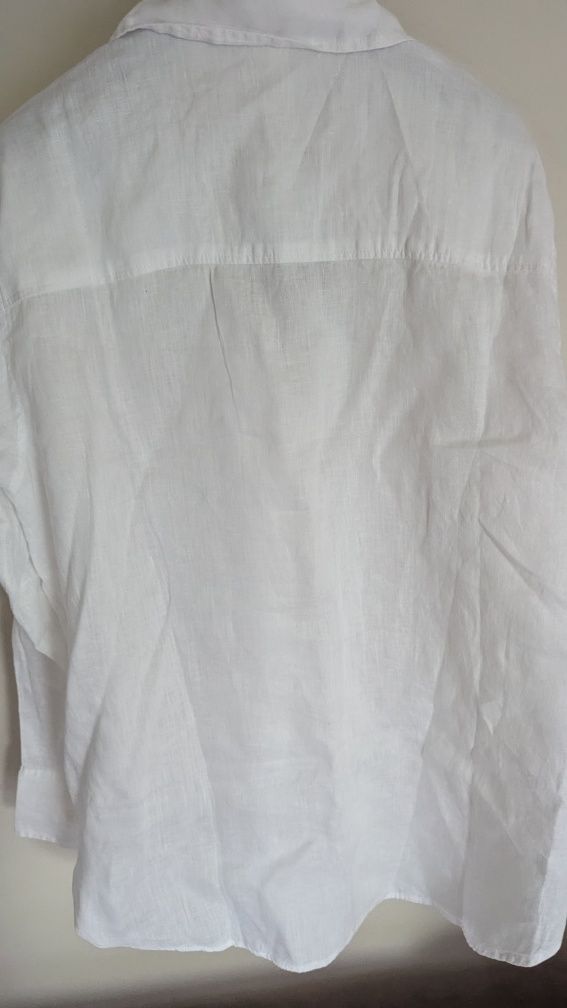 Koszula 100% lniana damska H&M