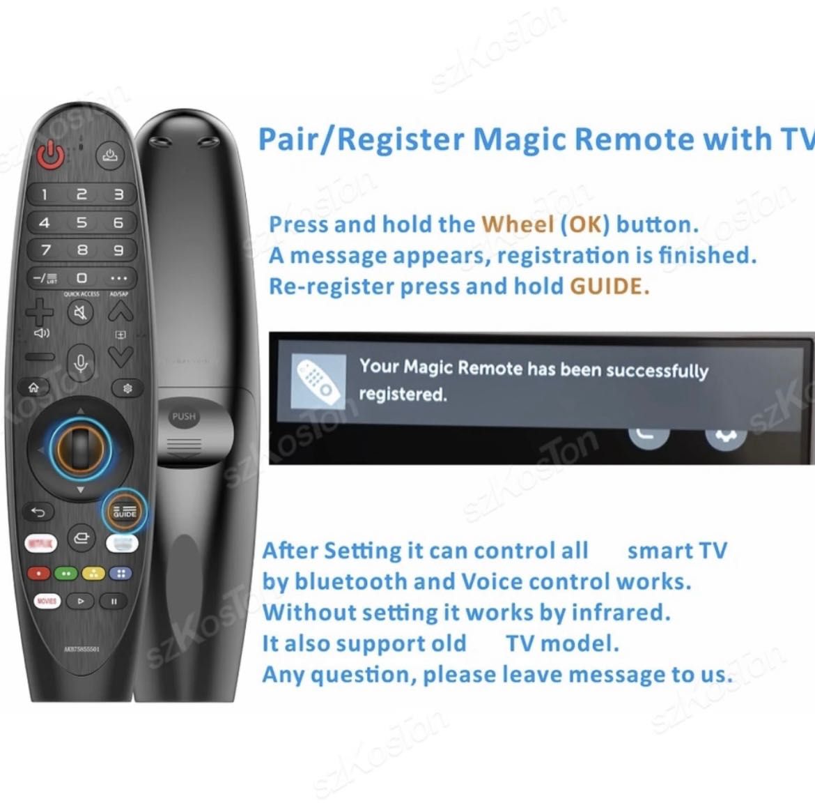 LG Magic Remote, пульт указка для телевізора з голосовим пошуком