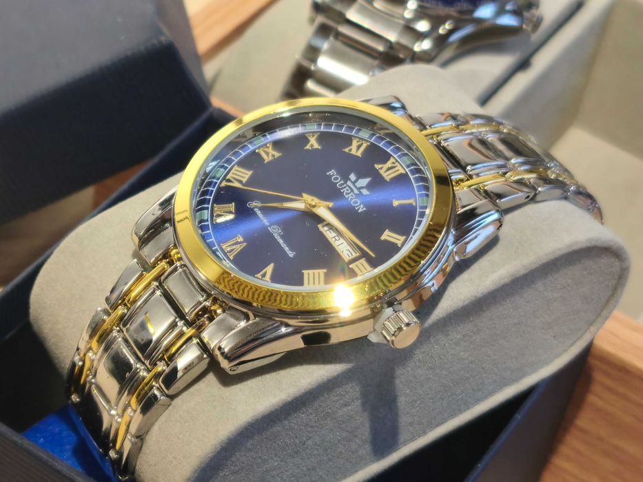 Piękny zegarek kwarcowy a'la Rolex President NOWY na prezent 69 zł
