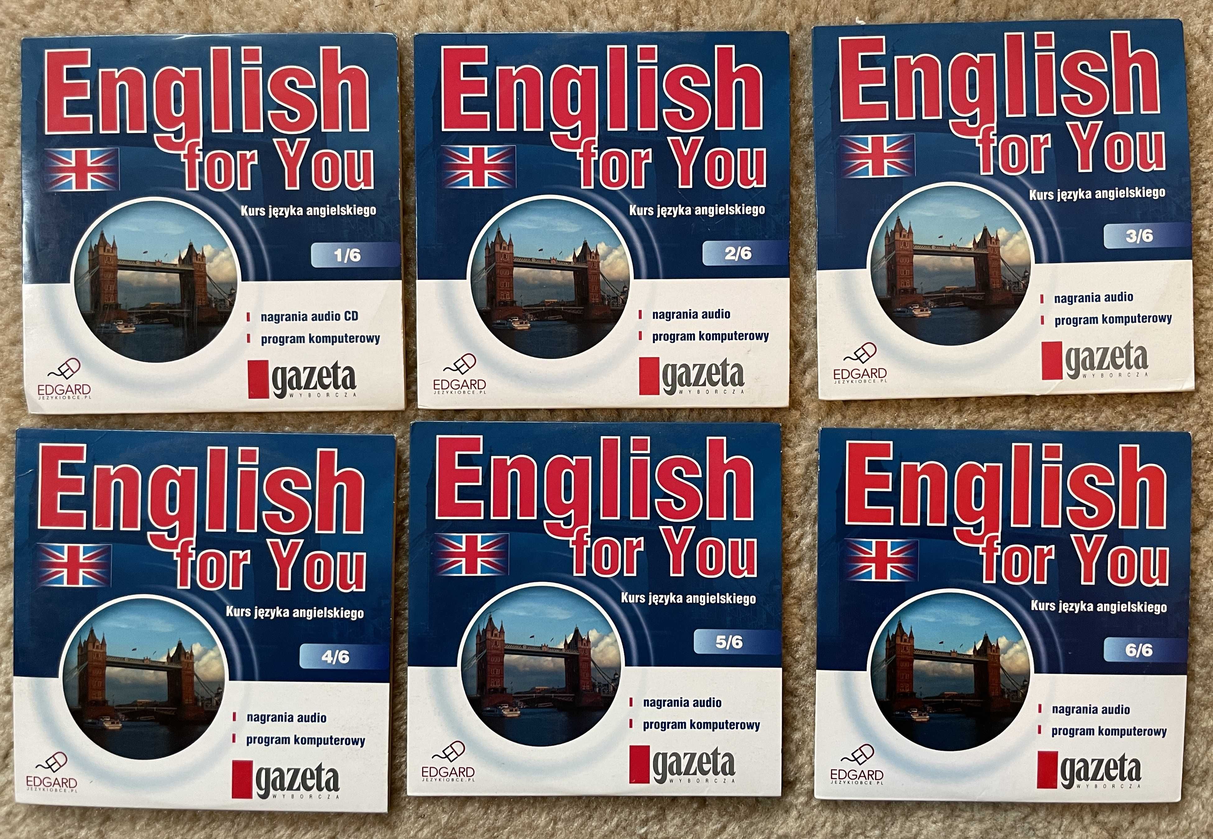 English for you - kurs angielskiego 6 płyt CD