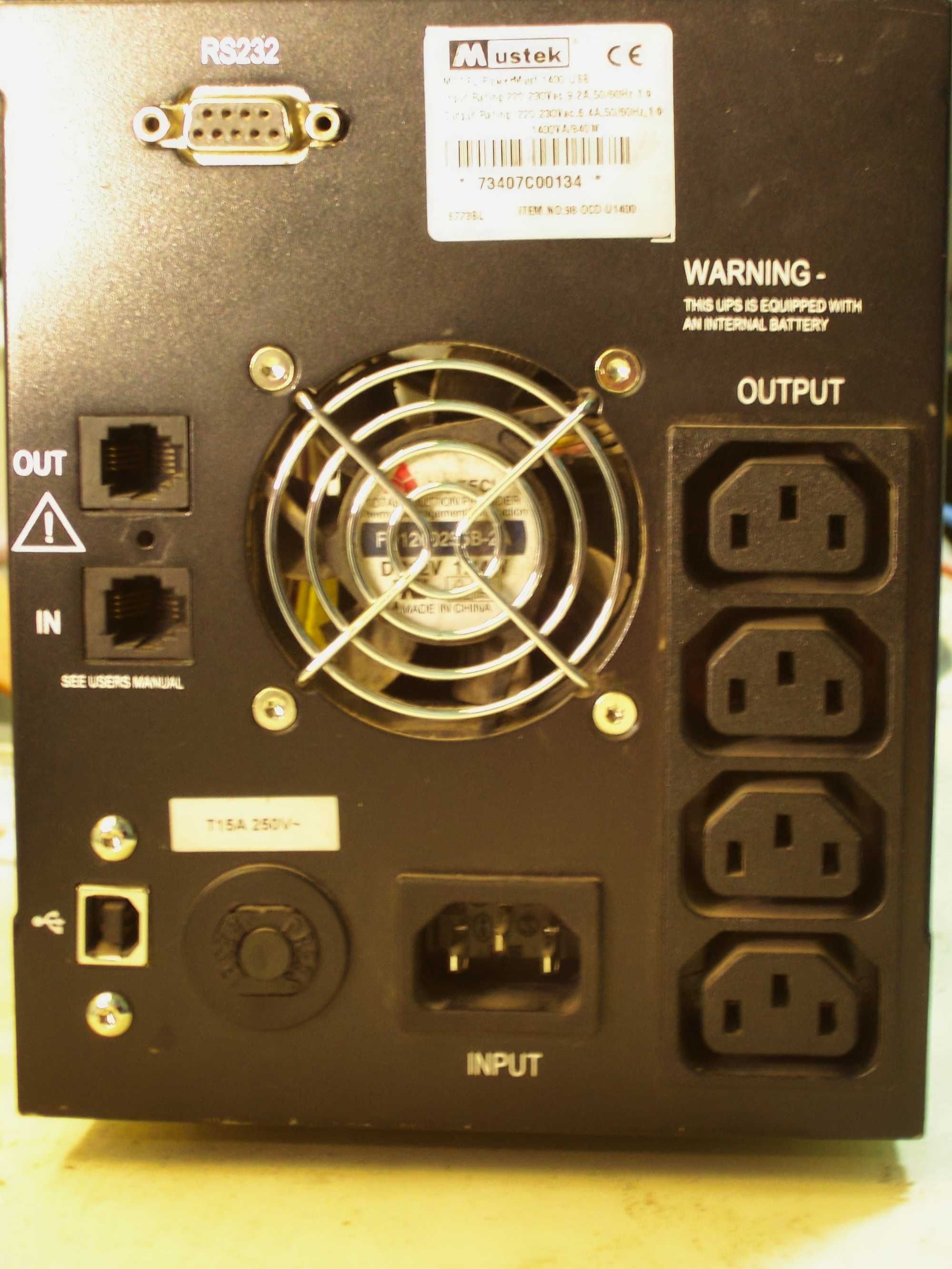 Трансформатор от Mustek PowerMust 1400 USB 2×12-220v 800вт (1400вт)