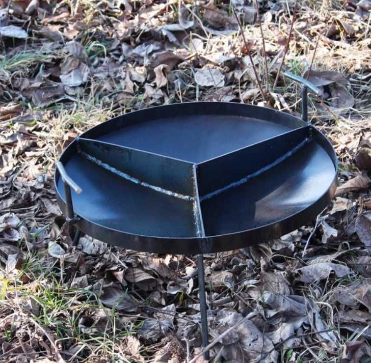 Трисекційна сковорода з диска борони Дискова сковорідка для природи 50