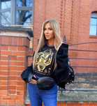 just unique t-shirt z damą królową kartą s/M queen