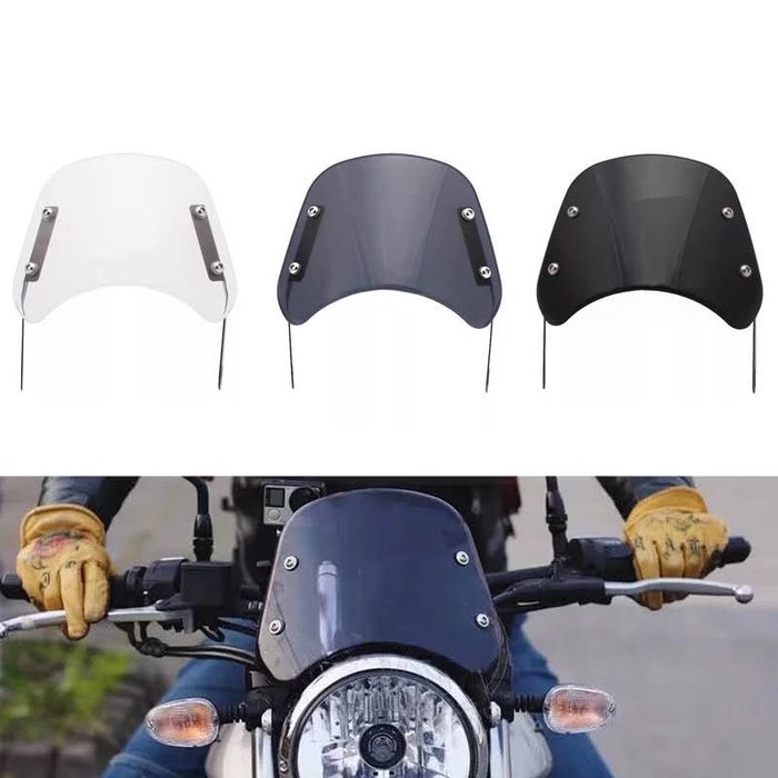 Viseiras moto cafe racer scrambler
