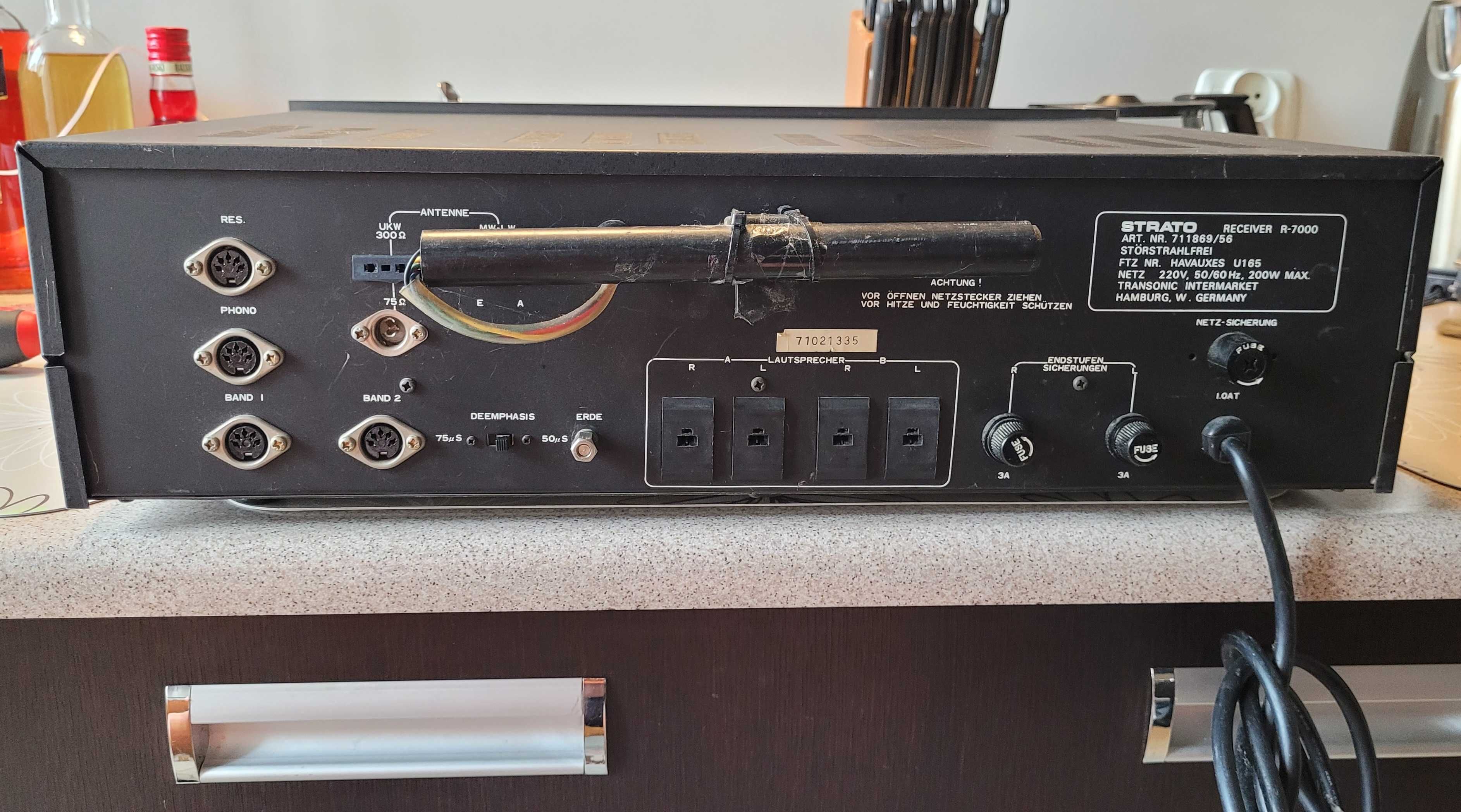 Amplituner STRATO R 7000 made in germany tranzystory NEC hi fi vintage