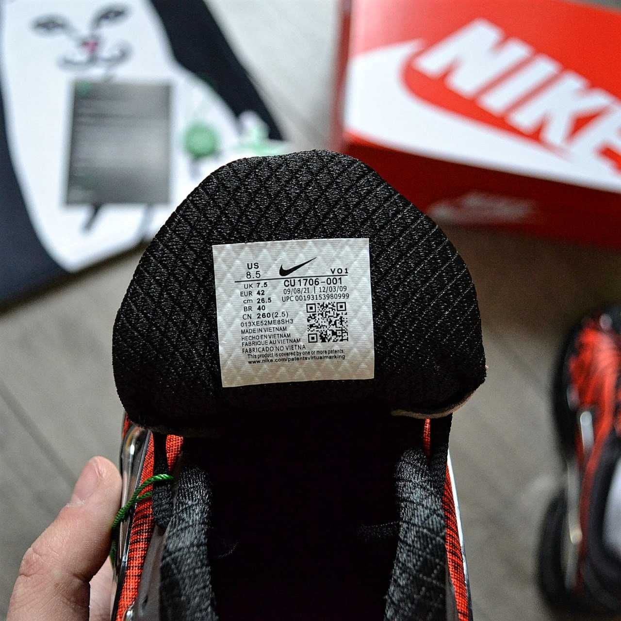 Чоловічі кросівки  Skepta x Nіке Air Max Tailwind 5 червоний 0624 ТОП
