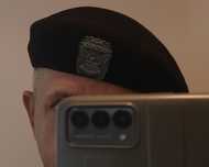 Beret wojskowy weterana rozmiar 58 czarny