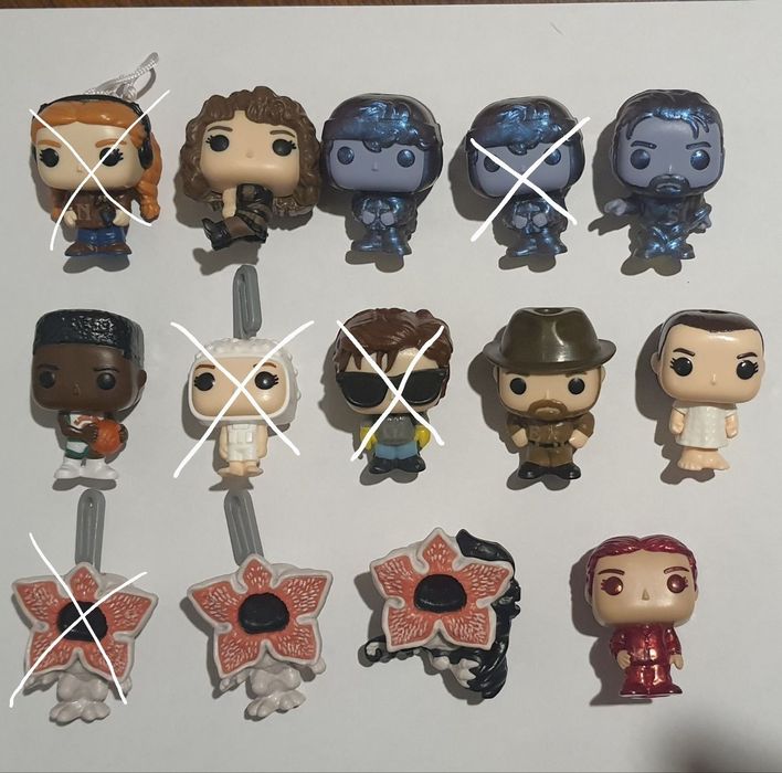 Обмен на Уилла с изнанки фигурок осд Kinder joy