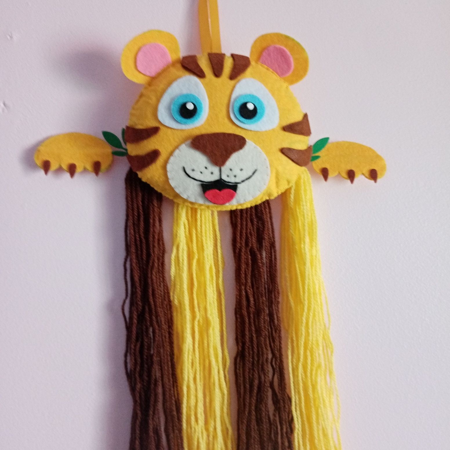 Tigre organizador de molas cabelo