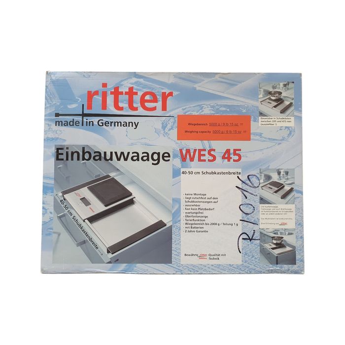 Waga kuchenna Ritter WES 45 do zabudowy w szufladzie radmirradom