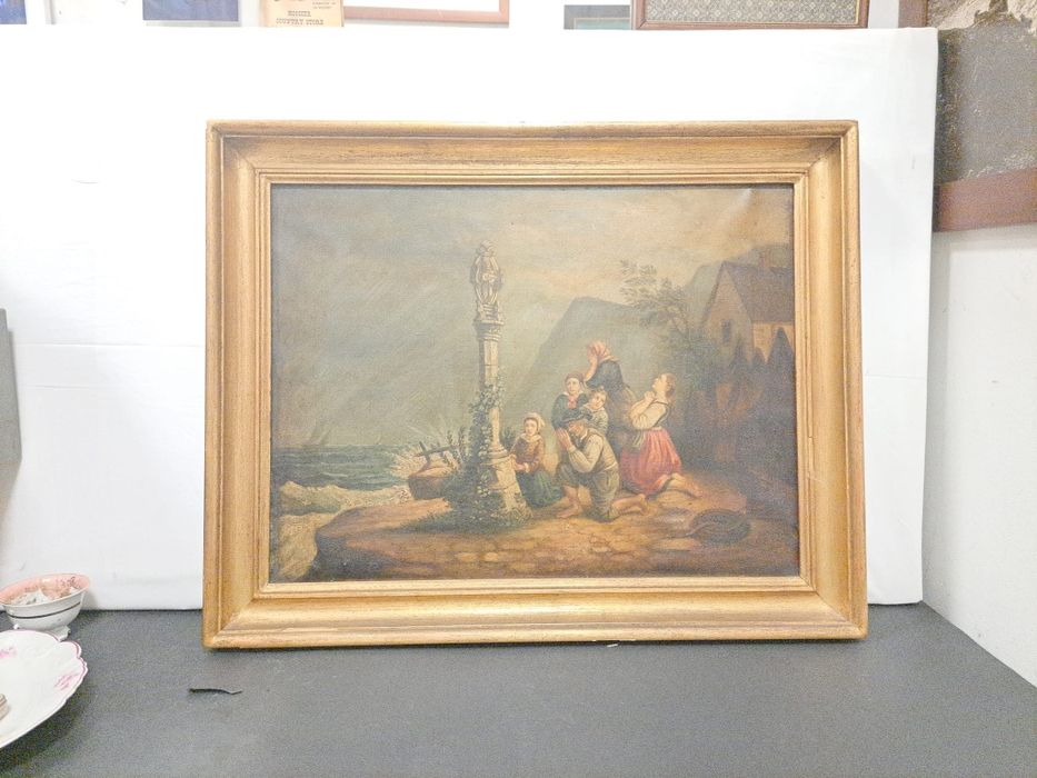 Quadro a óleo antigo