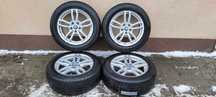 Alufelgi ALUTEC 5X112 z oponami 225/55 R17 zima czujniki