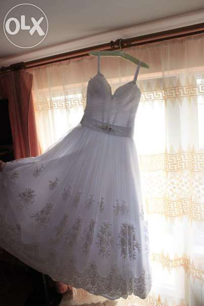 Стильне дизайнерська, весільне плаття, Весільна сукня. Дуже дешево