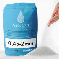 SZKŁO FILTRACYJNE - lepsze od PIASKU Aqua Grit atest PZH 25kg 0,45-2mm