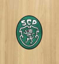 Emblema bordado símbolo antigo Sporting Clube Portugal (Vendo/Troco)
