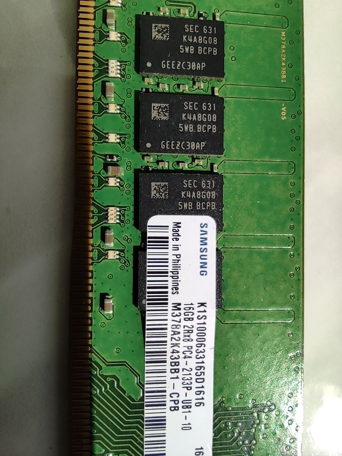 Оперативна пам'ять DDR4 Samsung b-die 16 ГБ
