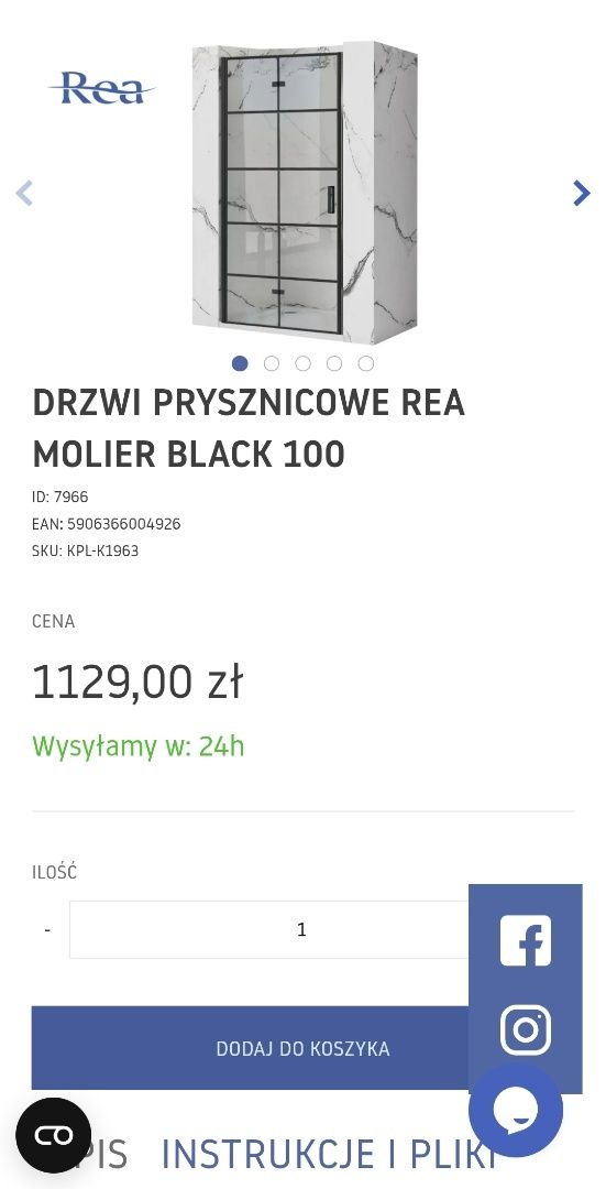 Wykończeniowe dzwi do łazienki