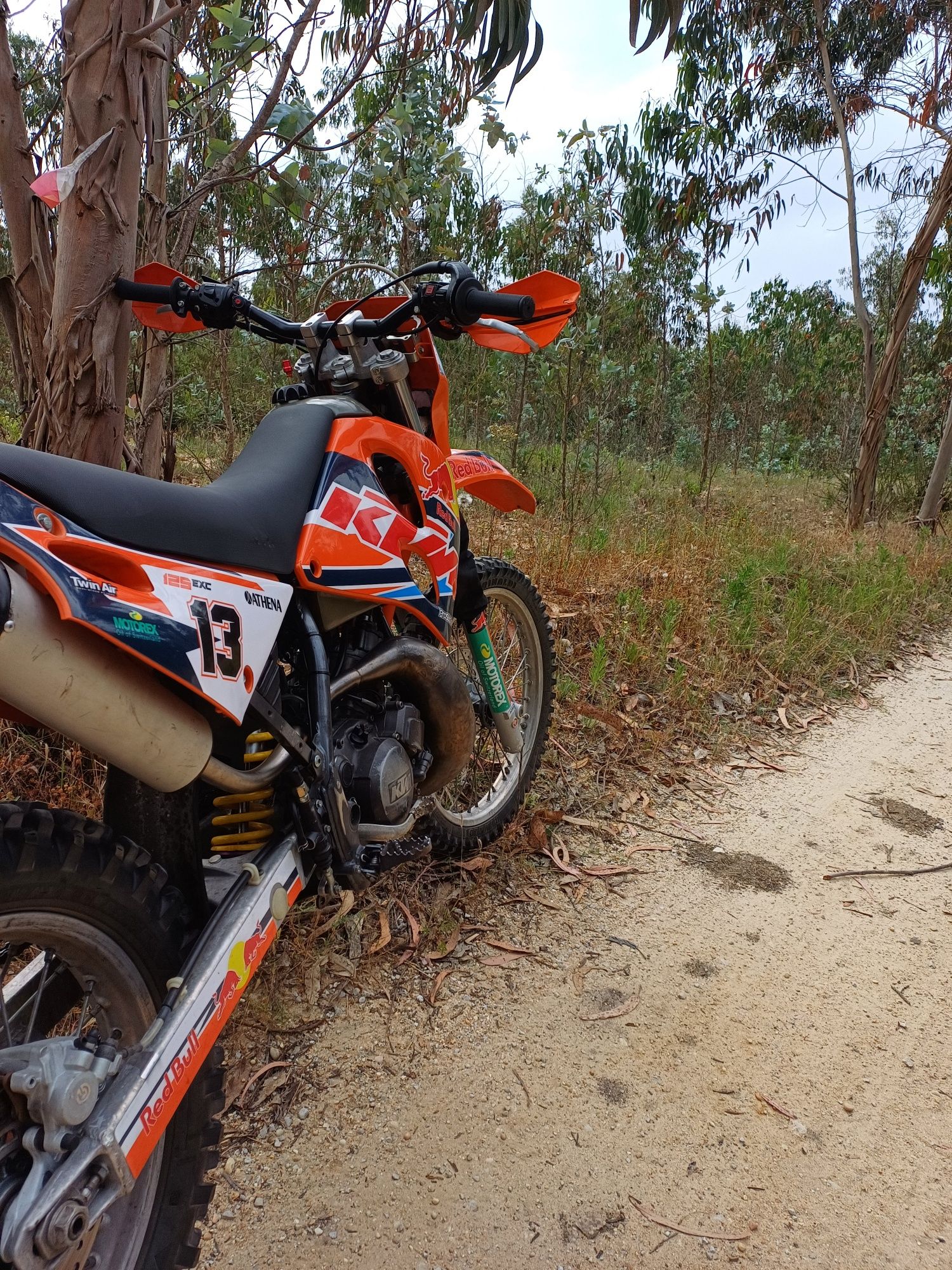 mota ktm 125cc com kit athena para 175cc