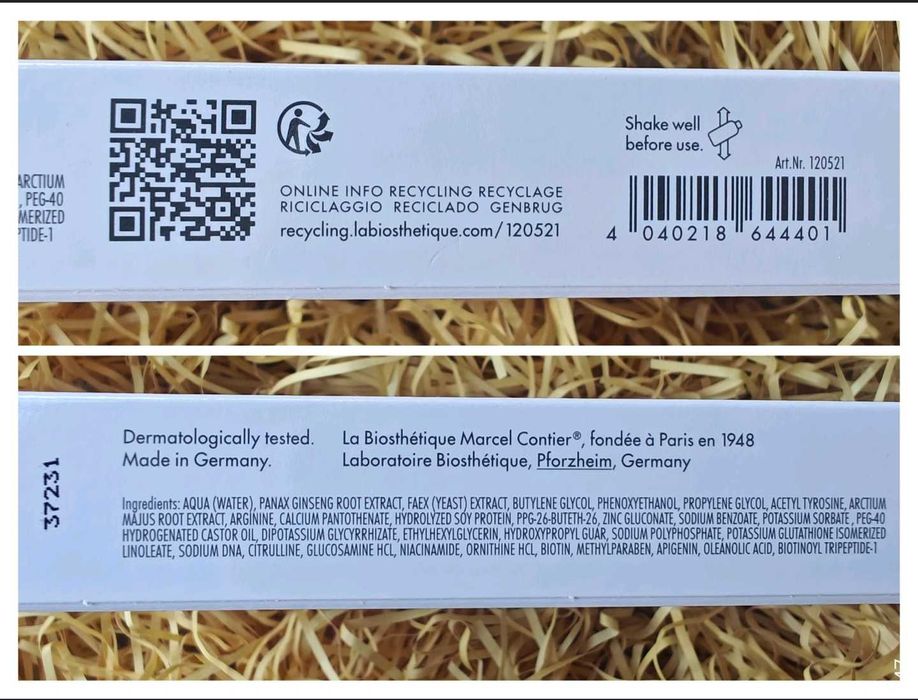 Ампули проти випадіння волосся La Biosthetique Biofanelan Regenerant