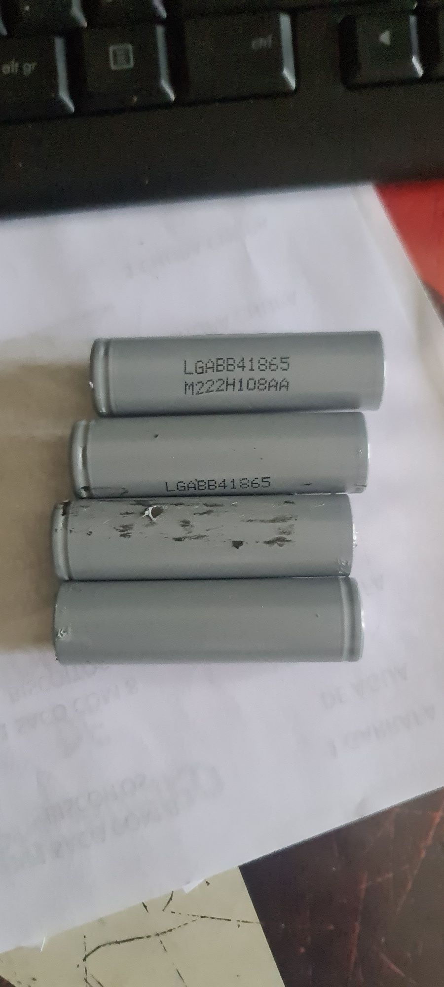 Pilhas 18650 com +-2000ma