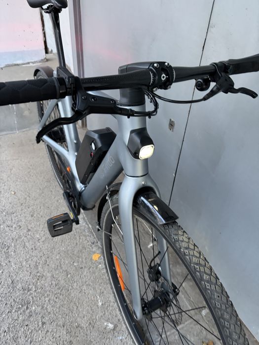 Карбоновий електро велосипед Fiido, розмір 55см, зимові покришки