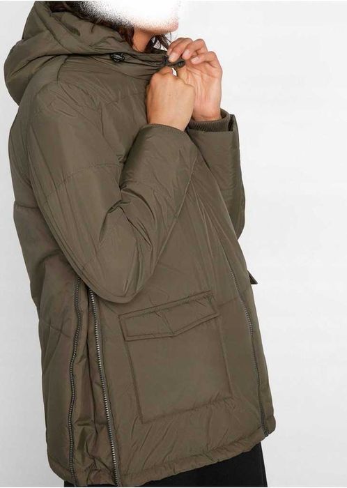 nowa ciepła wodoodporna Kurtka ciążowa z kapturem r. 40